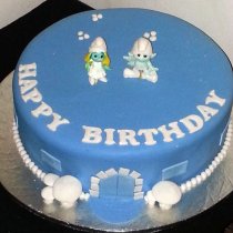 Birthday_Smurf_figures